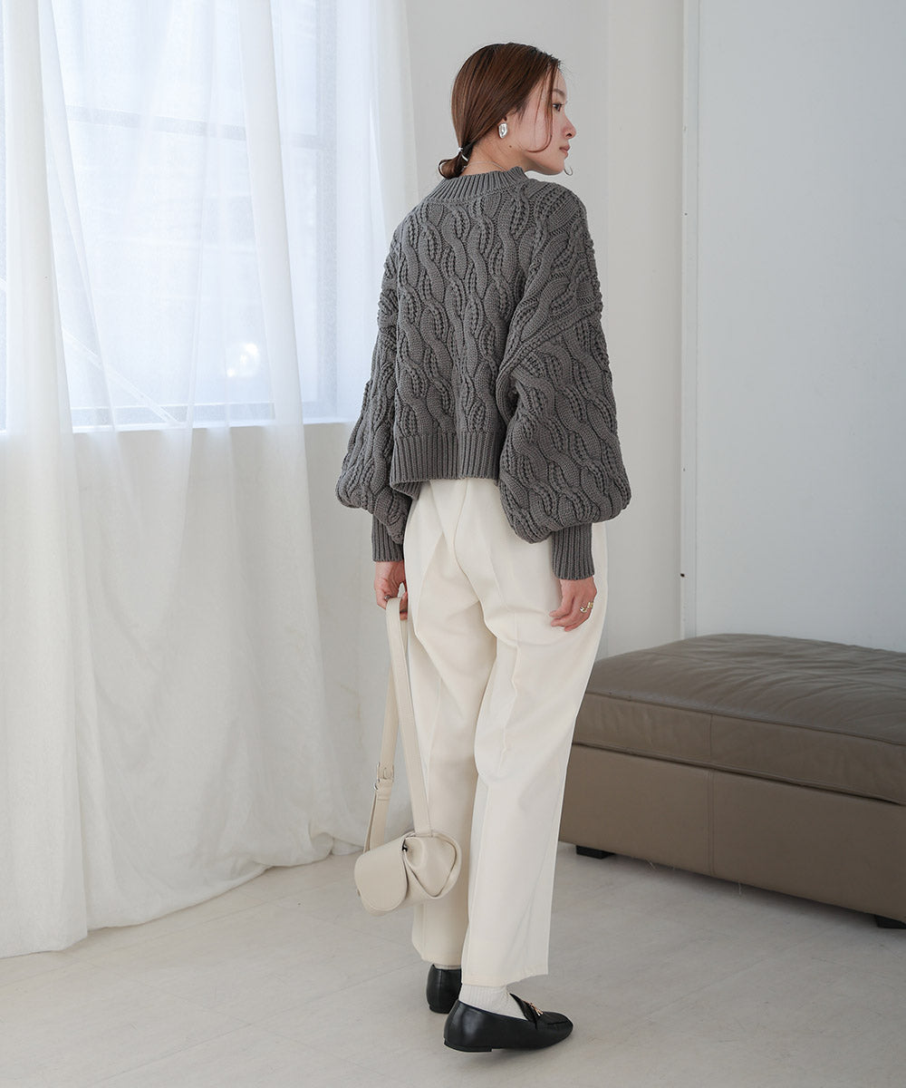 cable knit tops