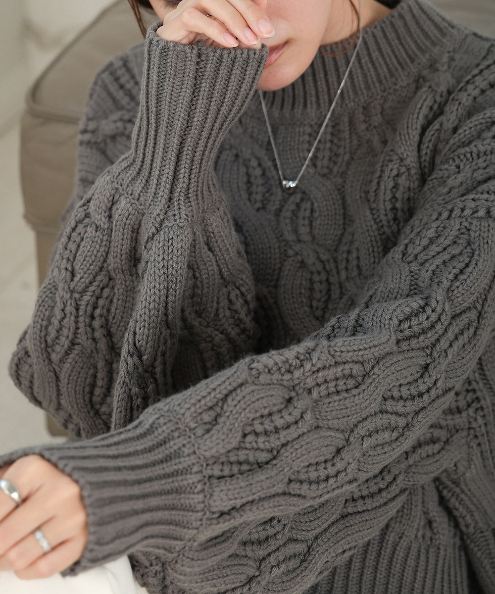 cable knit tops