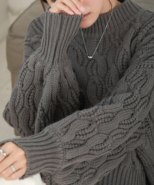 cable knit tops