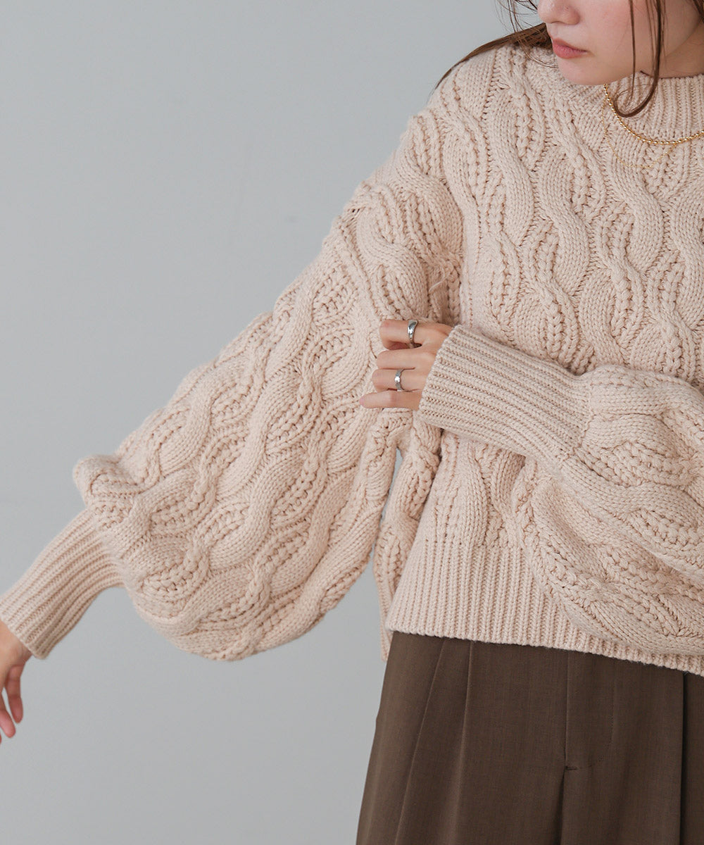 cable knit tops