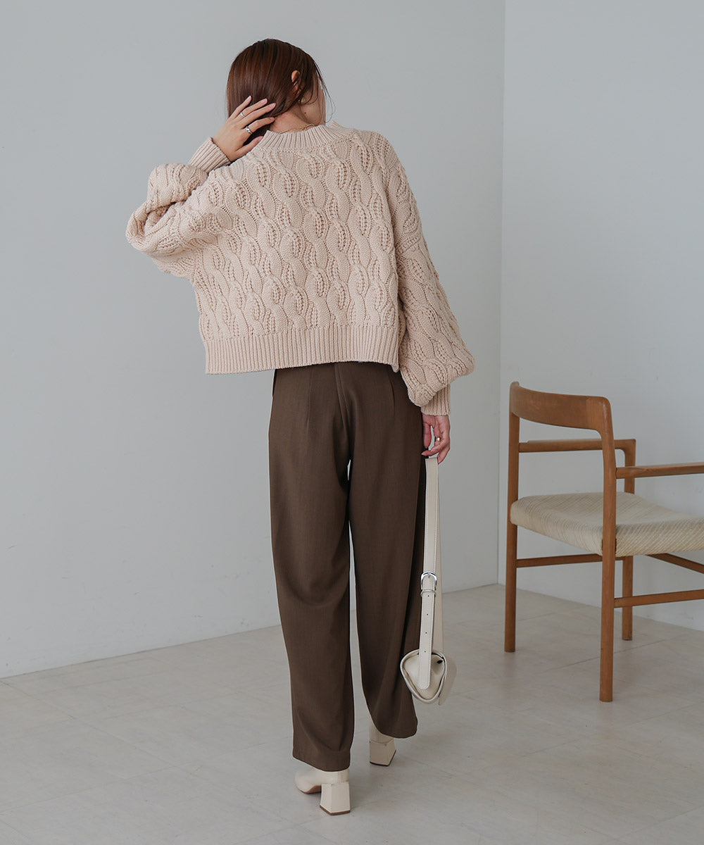 cable knit tops