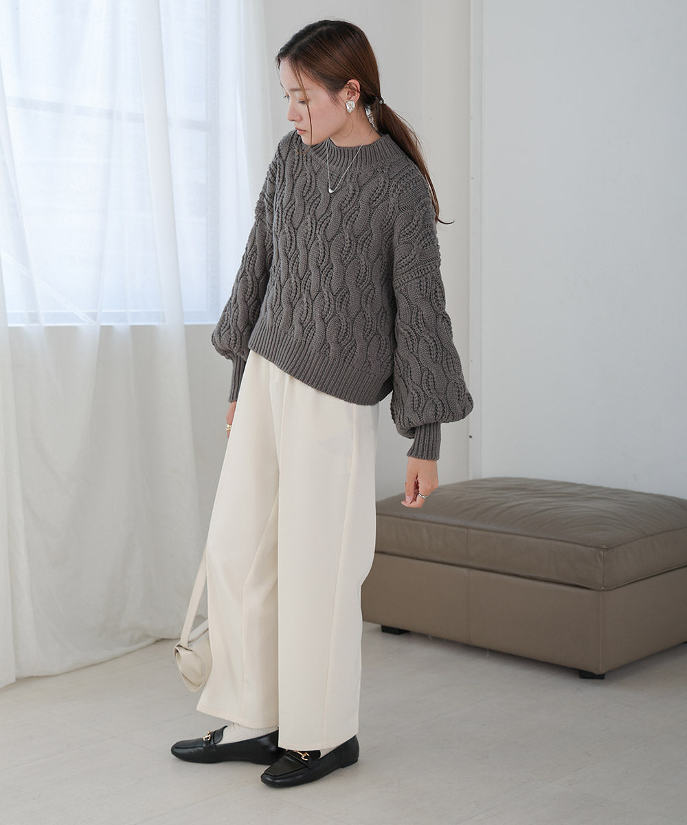 cable knit tops