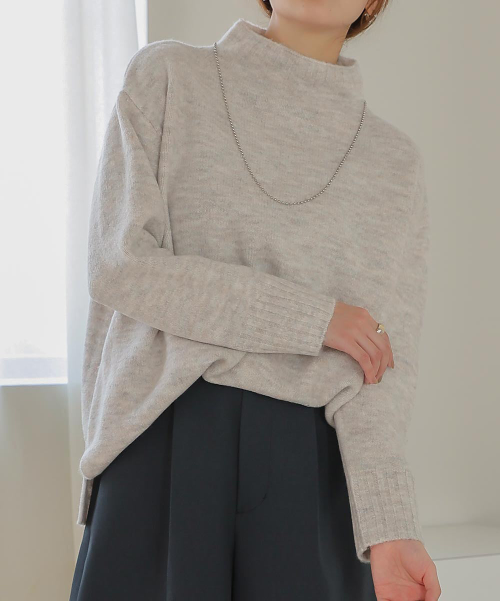 スフレヤーンニットプルオーバー