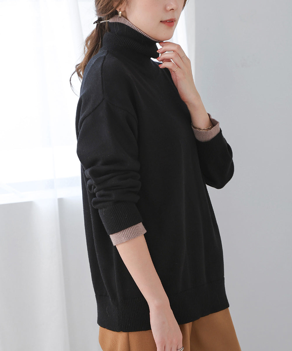 ボーダーハイネックプルオーバー -｜MISS J（ミス ジェイ）｜LAPINE ONLINE STORE