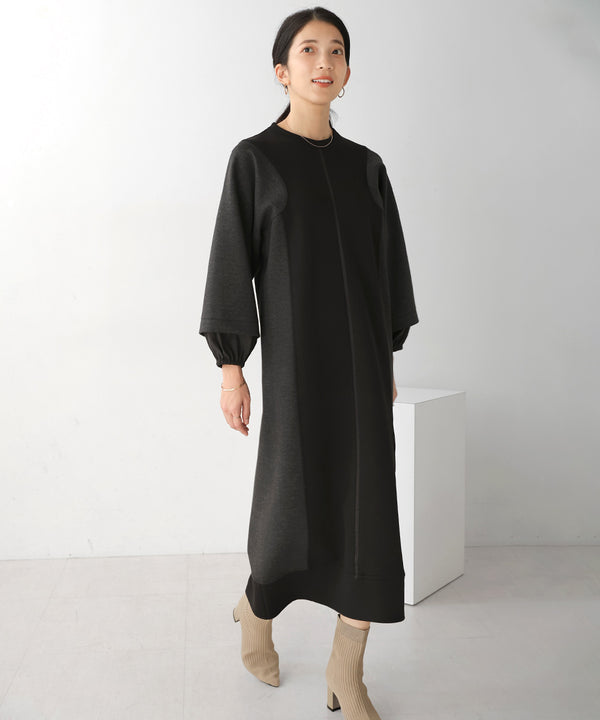 バイカラーワンピース