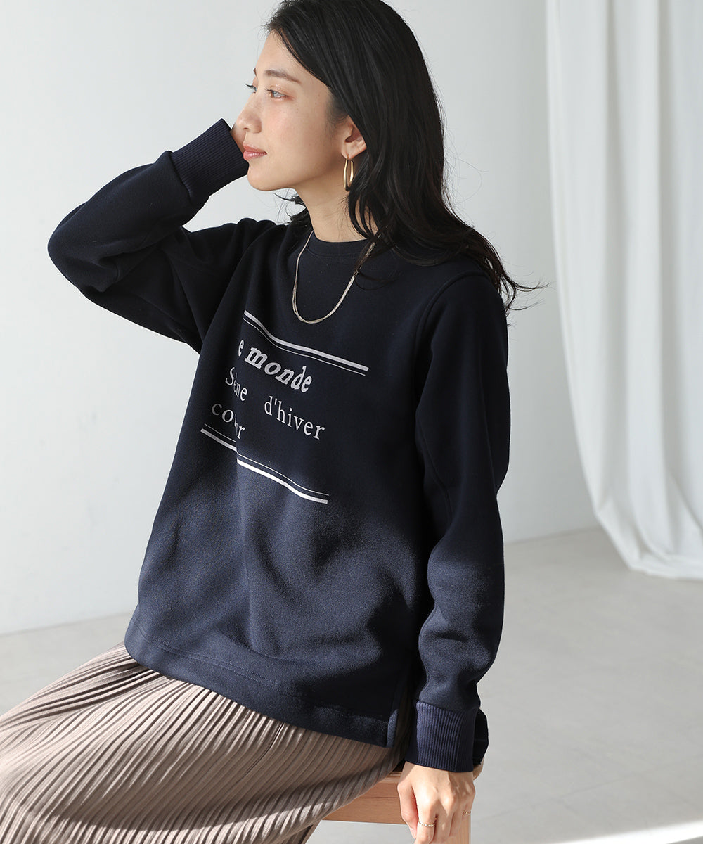 裏起毛ロゴチュニック[12/14発送予定]