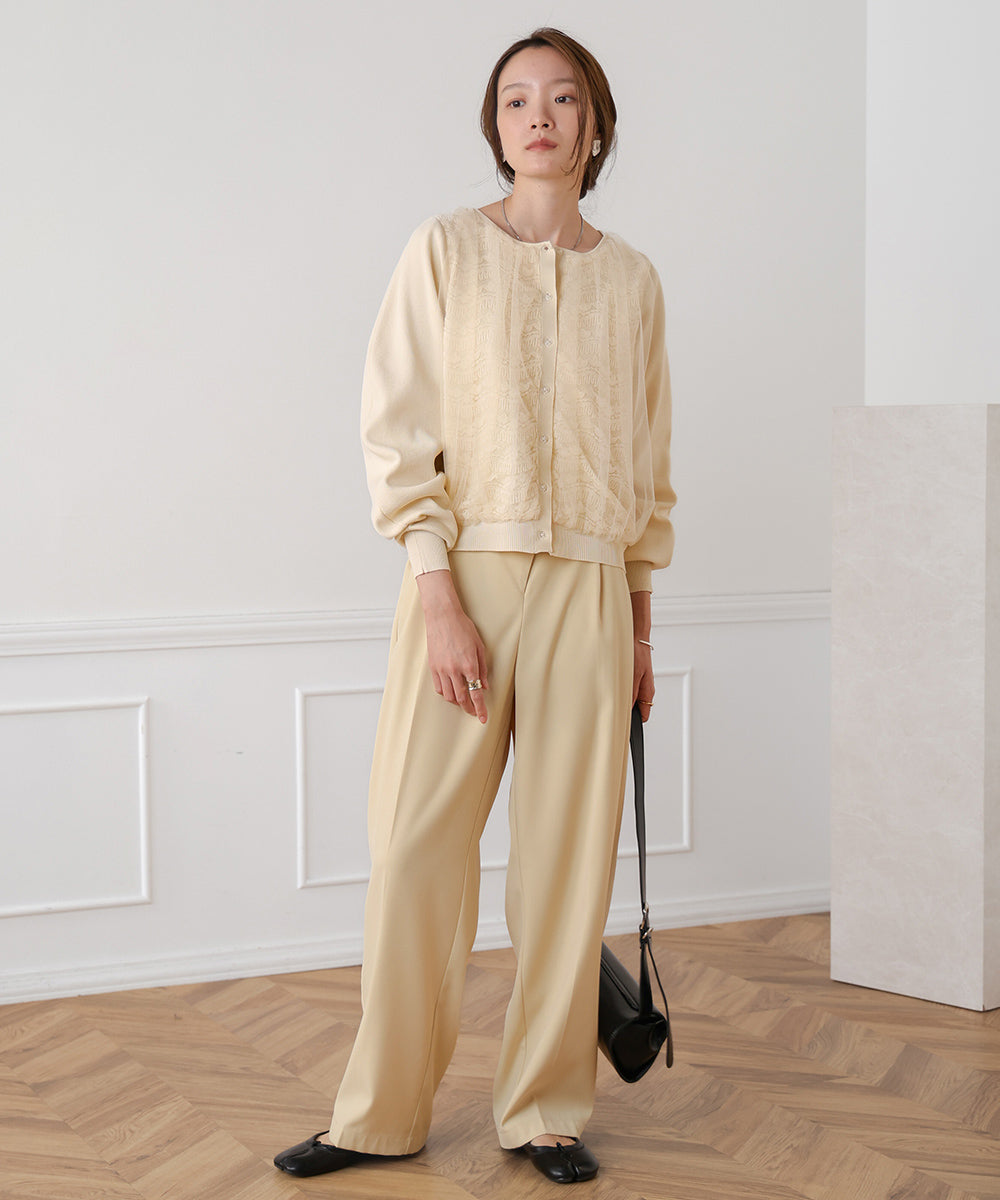 レースチュールカーディガン