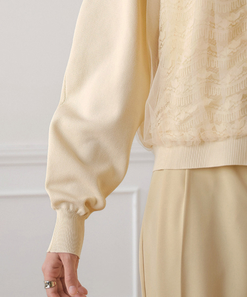 レースチュールカーディガン