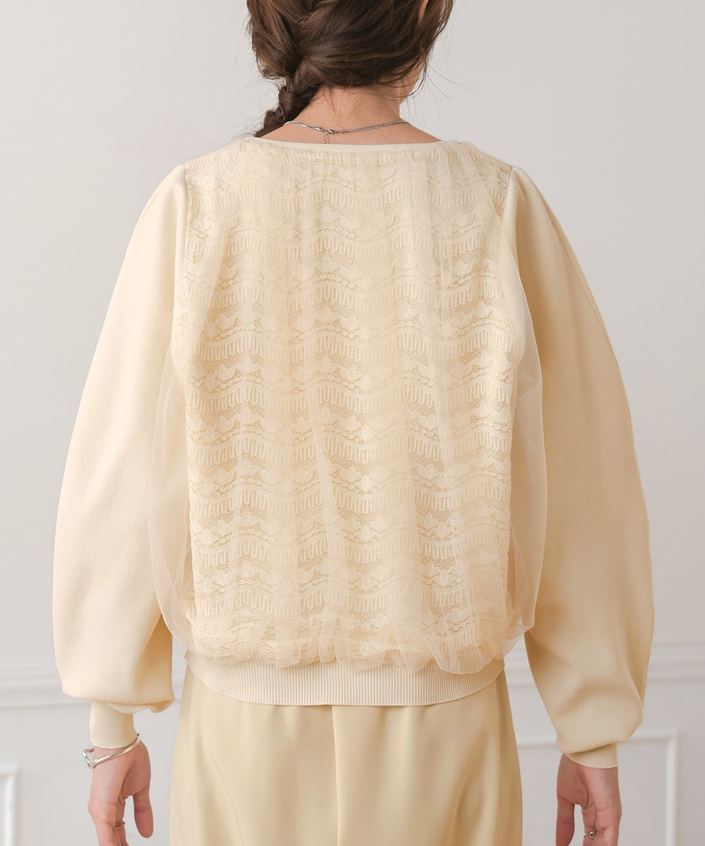 レースチュールカーディガン