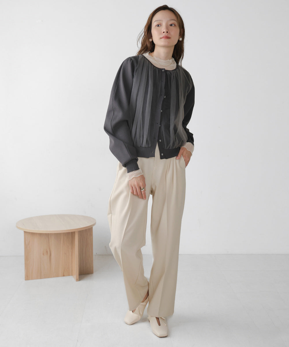 レースチュールカーディガン