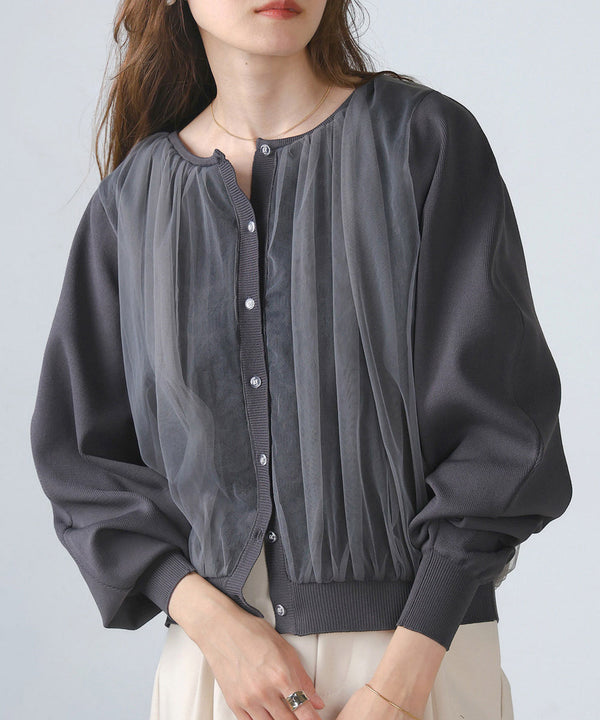 レースチュールカーディガン