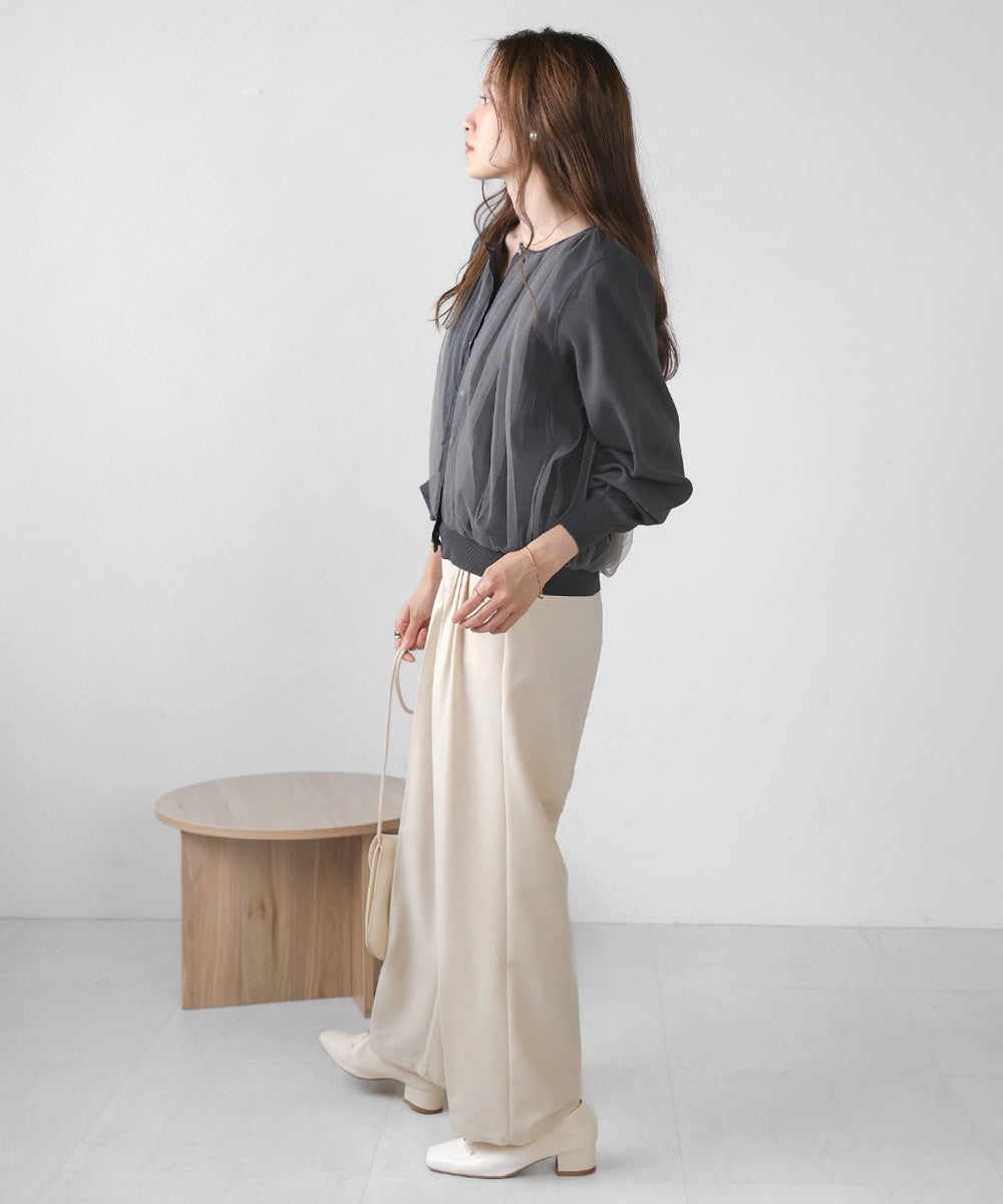 レースチュールカーディガン