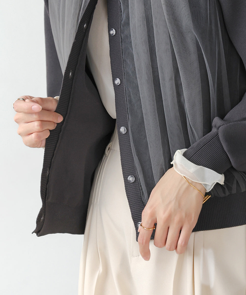 レースチュールカーディガン