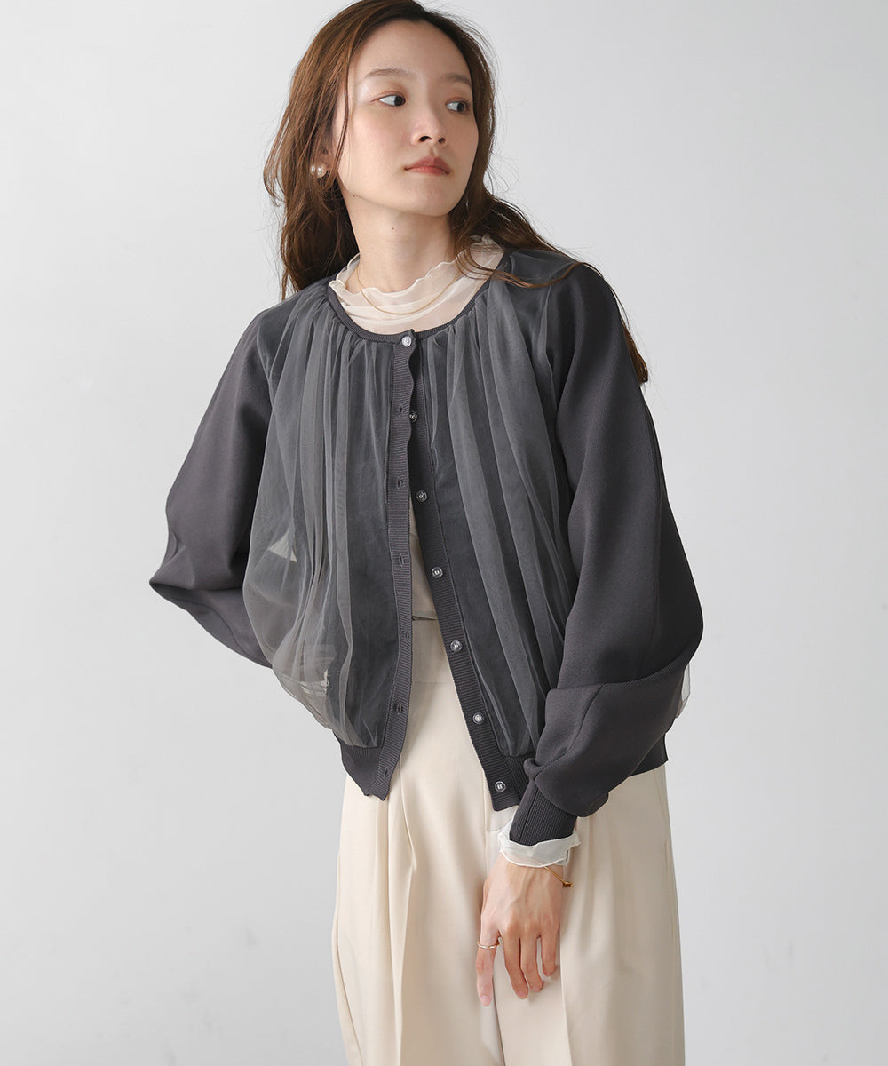 レースチュールカーディガン