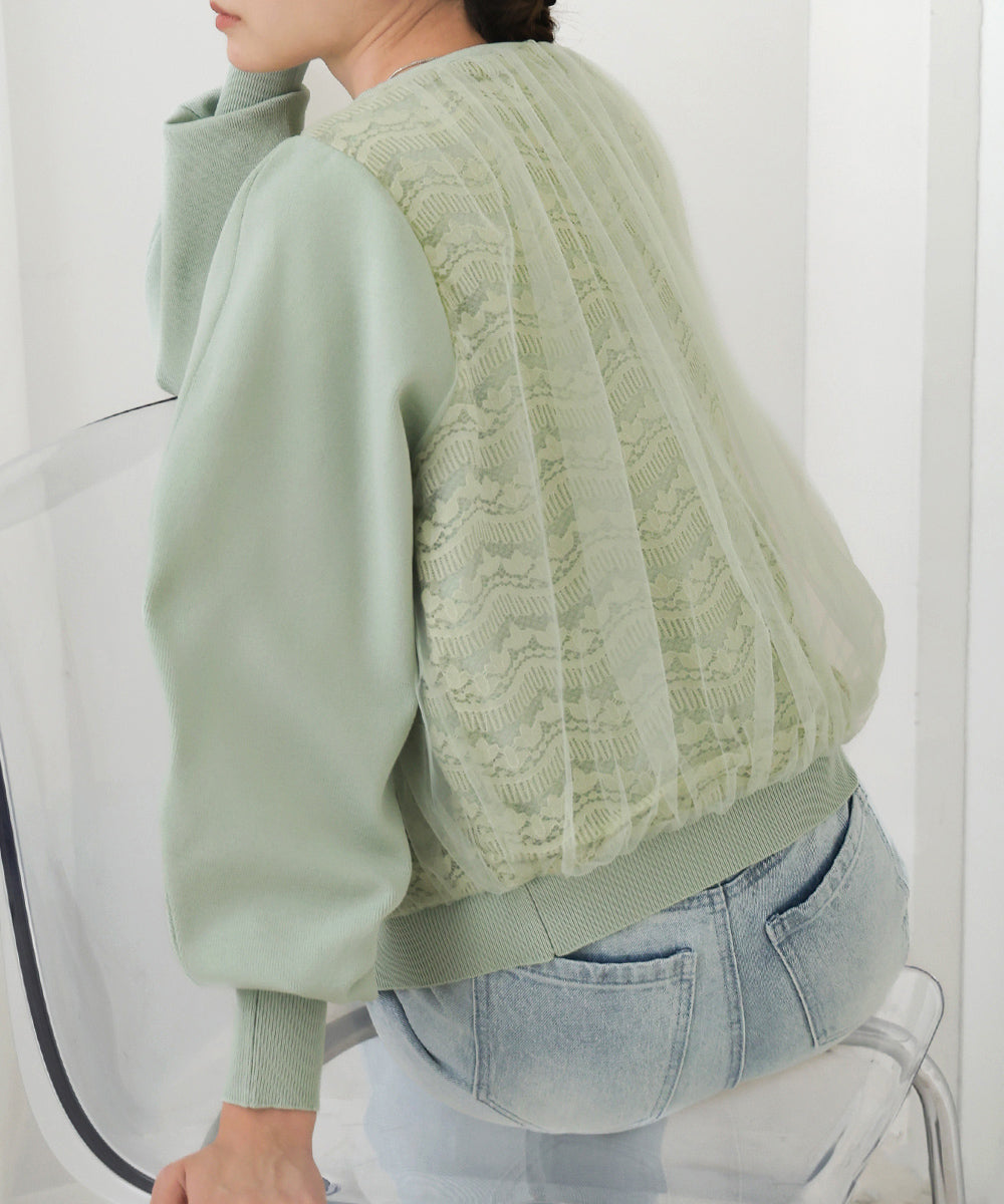 レースチュールカーディガン
