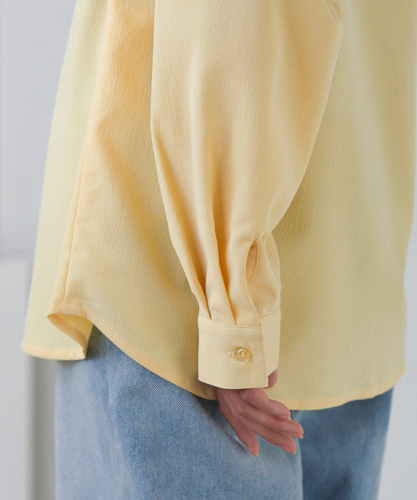 フロントねじりビスチェ風ブラウス