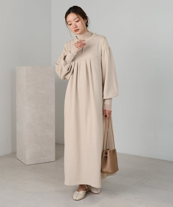 KAFTAN SHEER SWEAT ONEPIECE
