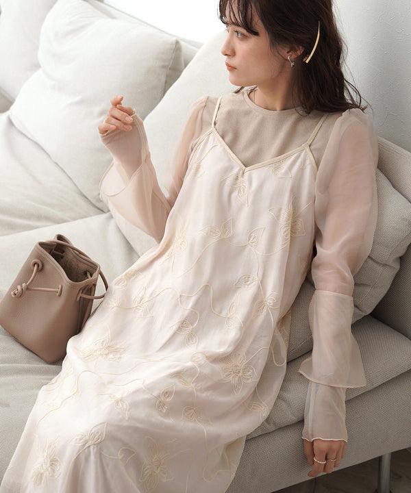 EMBROIDERED CAMI DRESS