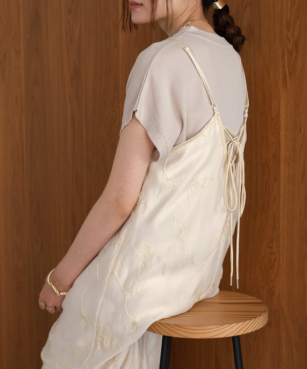 EMBROIDERED CAMI DRESS