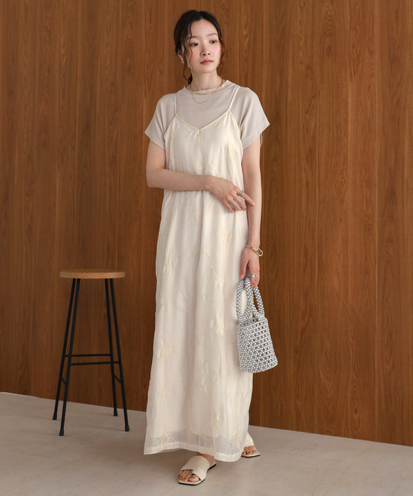 EMBROIDERED CAMI DRESS