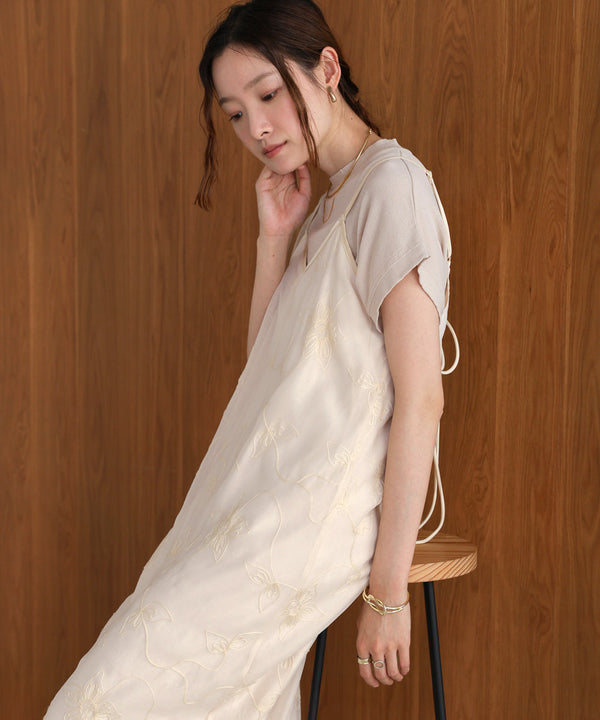 EMBROIDERED CAMI DRESS