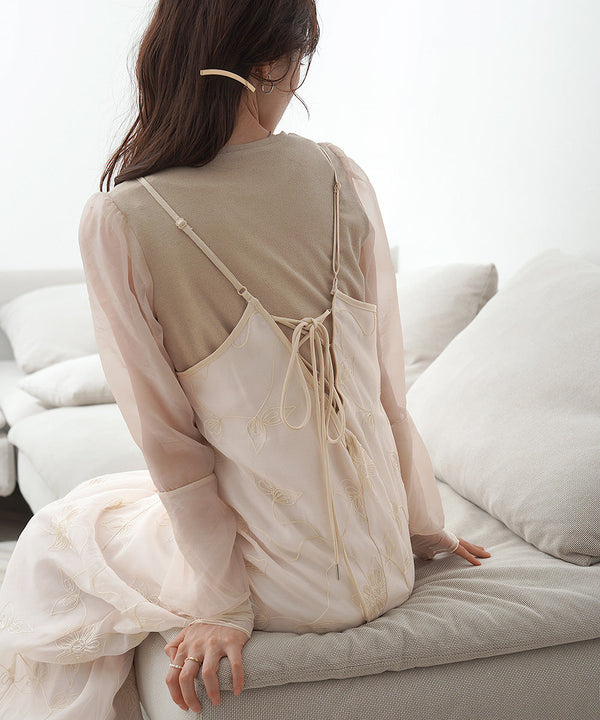 EMBROIDERED CAMI DRESS