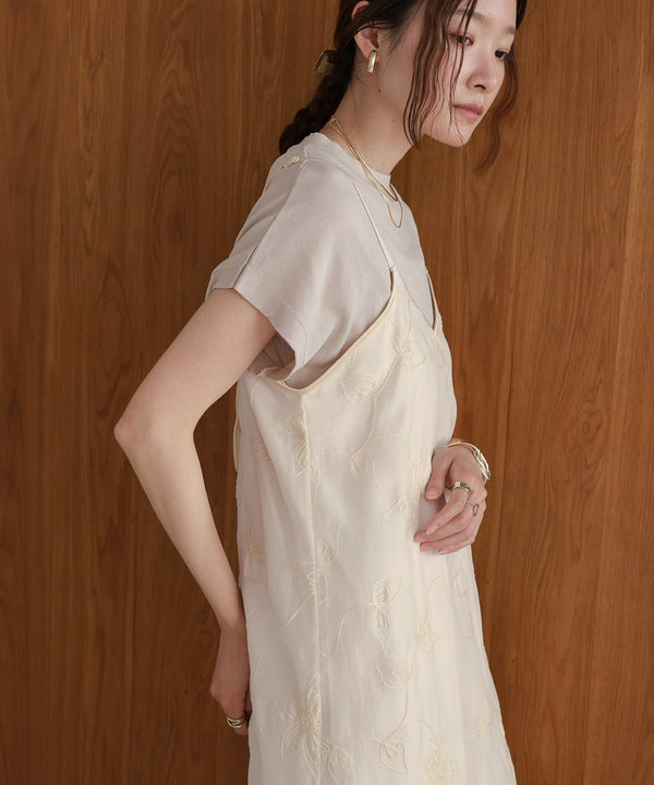 EMBROIDERED CAMI DRESS