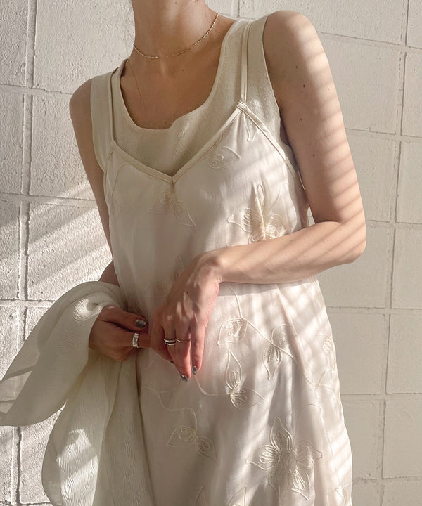 EMBROIDERED CAMI DRESS