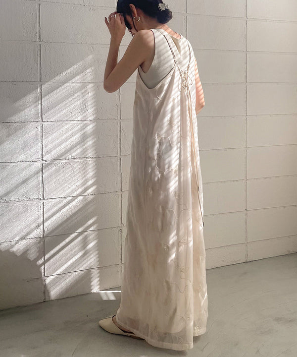 EMBROIDERED CAMI DRESS