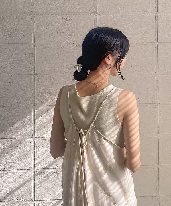 EMBROIDERED CAMI DRESS