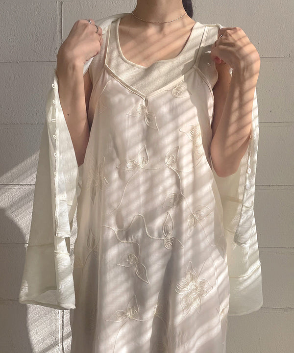 EMBROIDERED CAMI DRESS