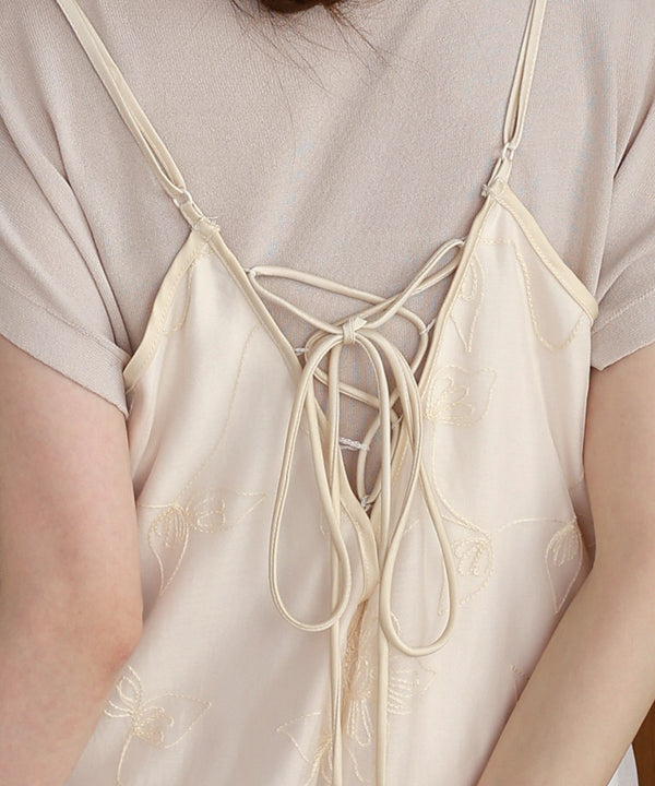 EMBROIDERED CAMI DRESS