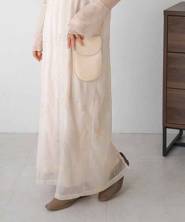 EMBROIDERED CAMI DRESS