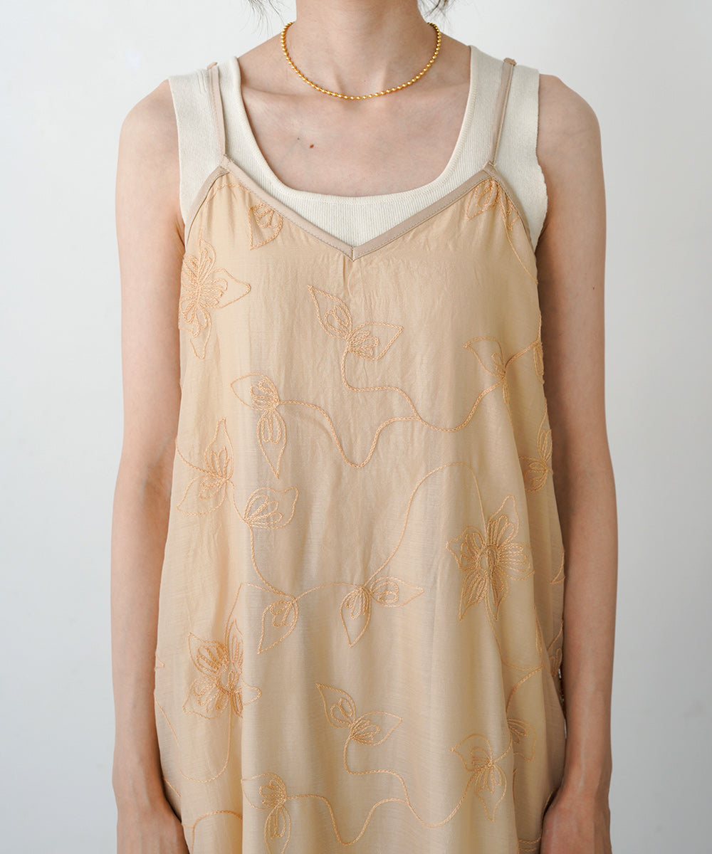 EMBROIDERED CAMI DRESS