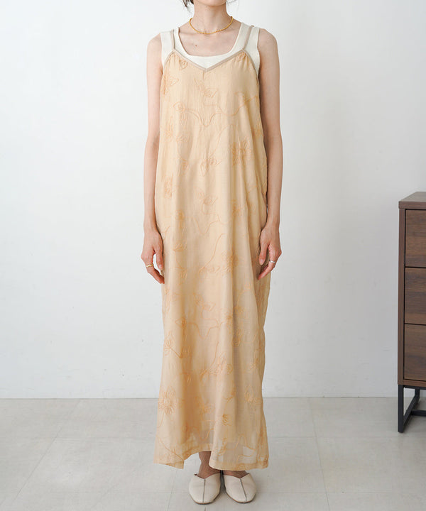 EMBROIDERED CAMI DRESS