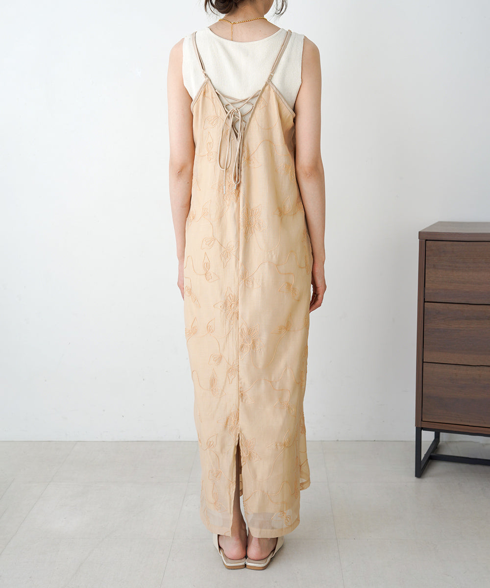 EMBROIDERED CAMI DRESS