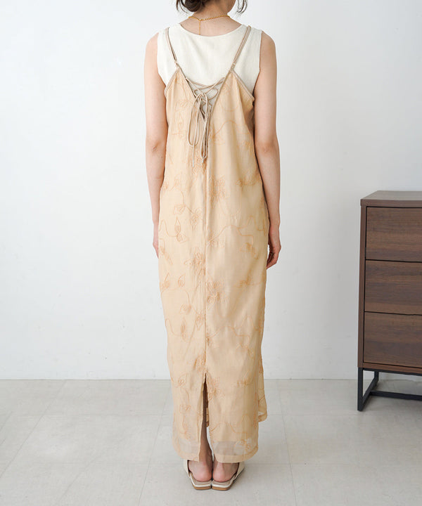 EMBROIDERED CAMI DRESS