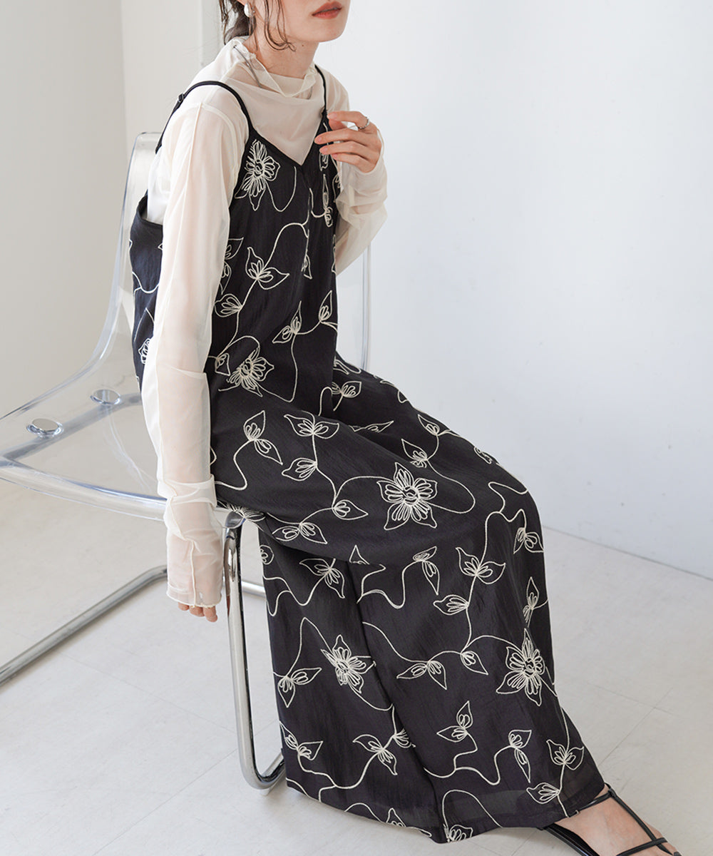 EMBROIDERED CAMI DRESS