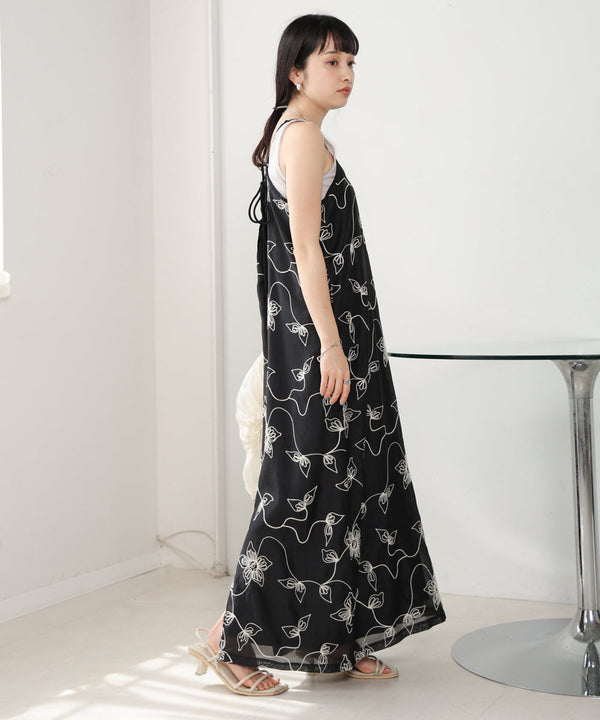 EMBROIDERED CAMI DRESS