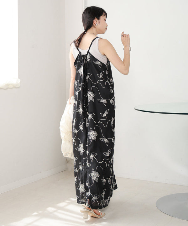 EMBROIDERED CAMI DRESS