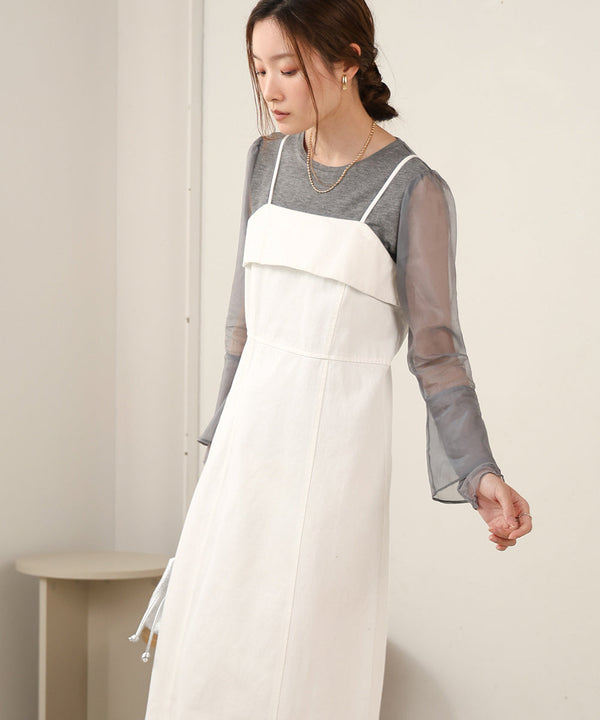 denim cami onepiece