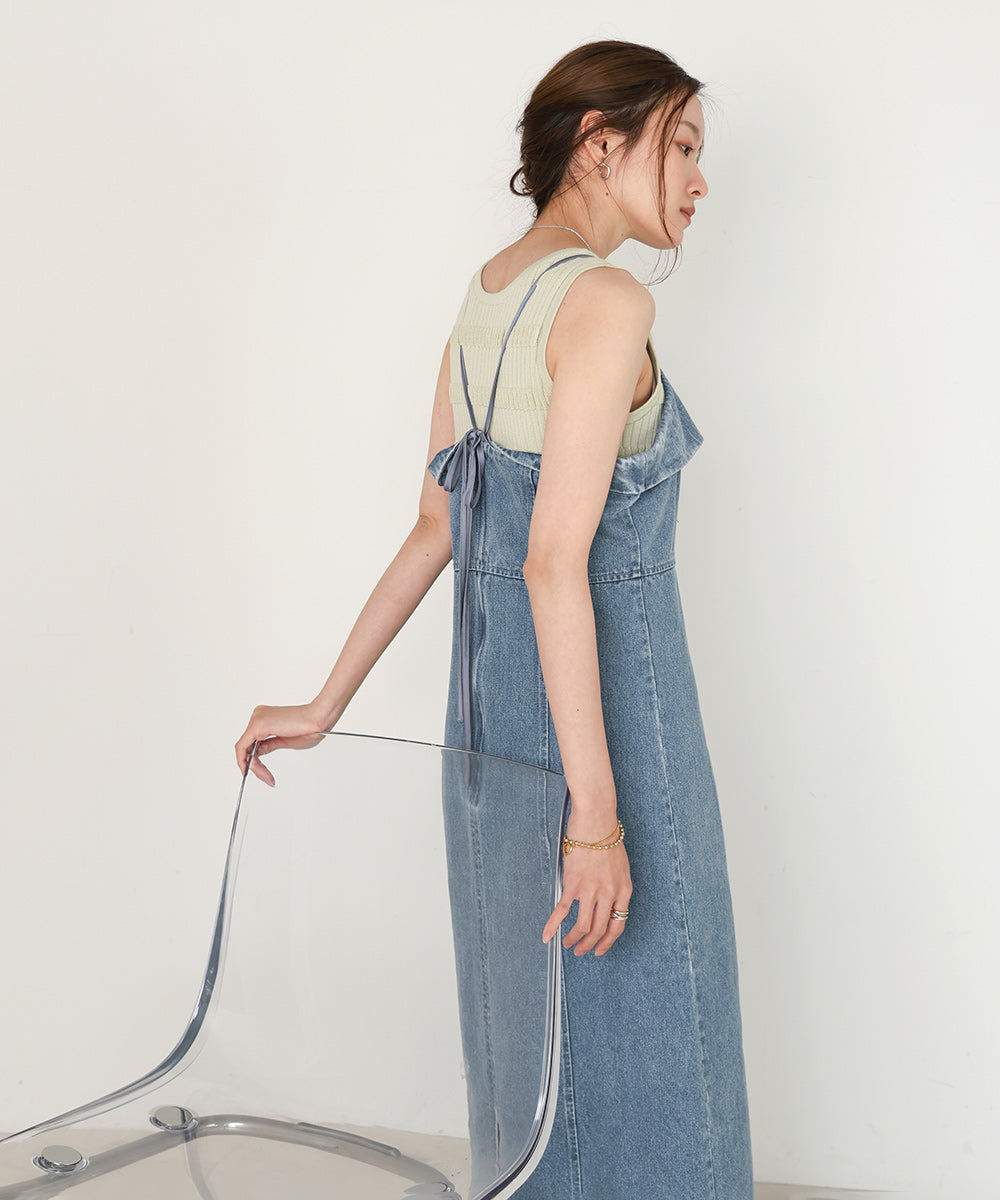 denim cami onepiece