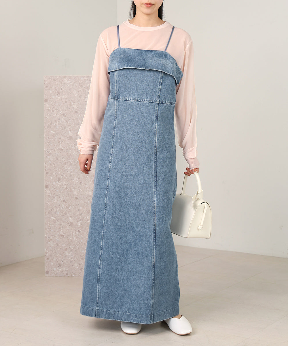 denim cami onepiece