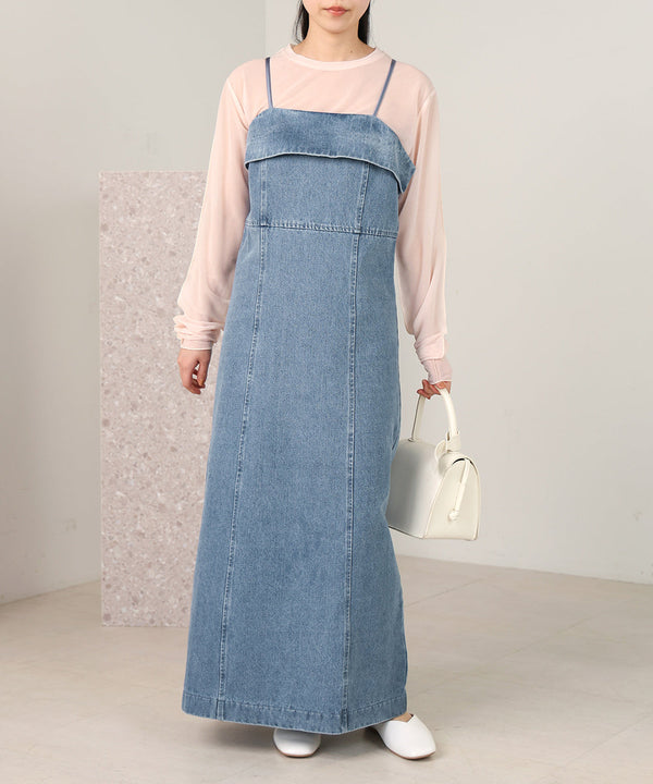 denim cami onepiece