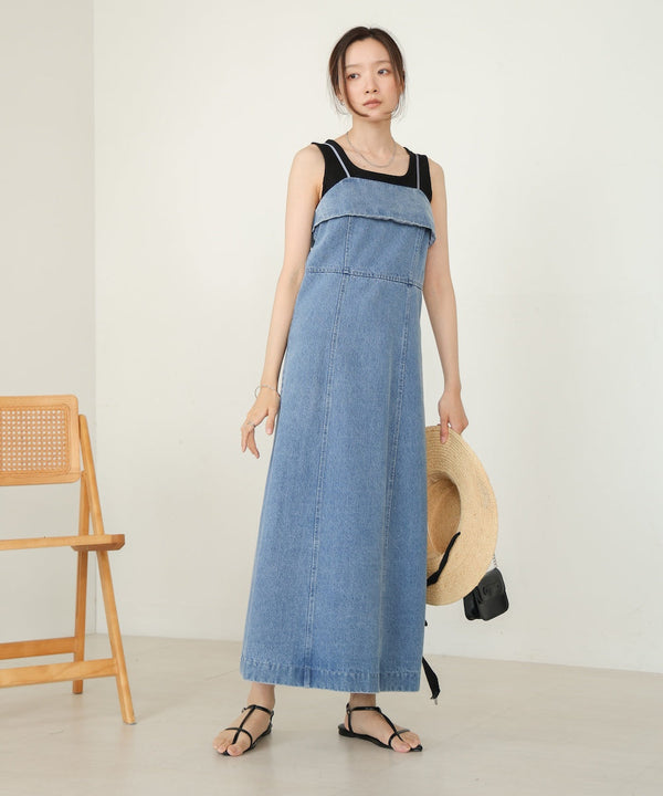 denim cami onepiece