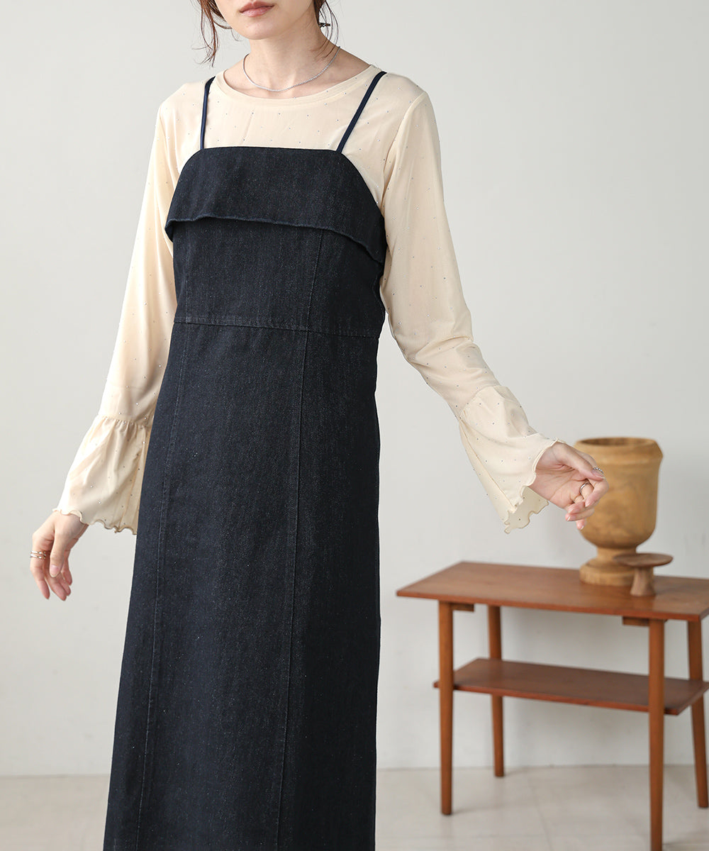 denim cami onepiece