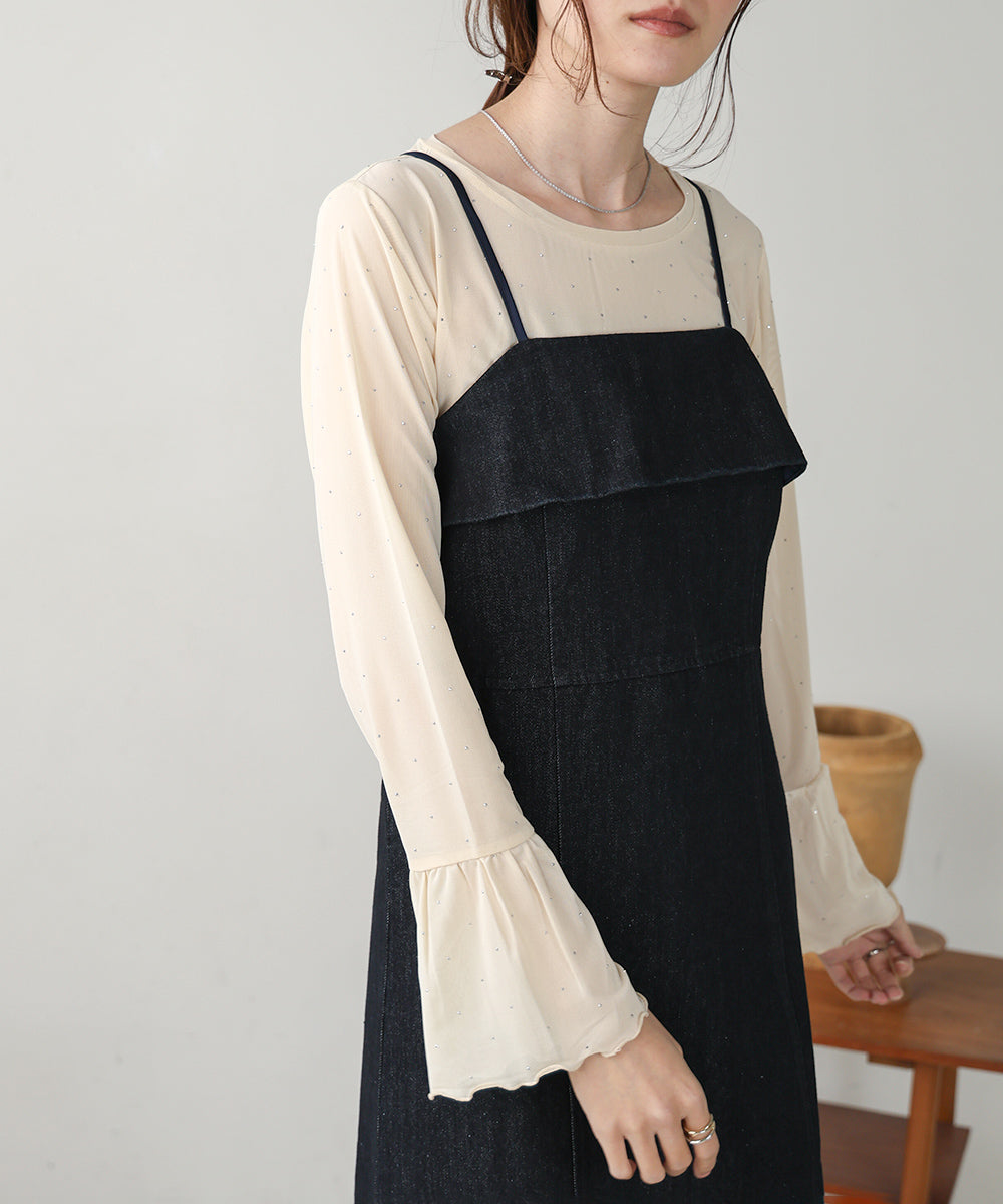 denim cami onepiece