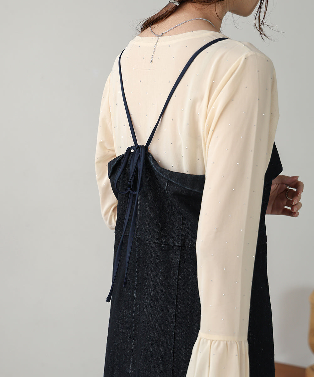 denim cami onepiece