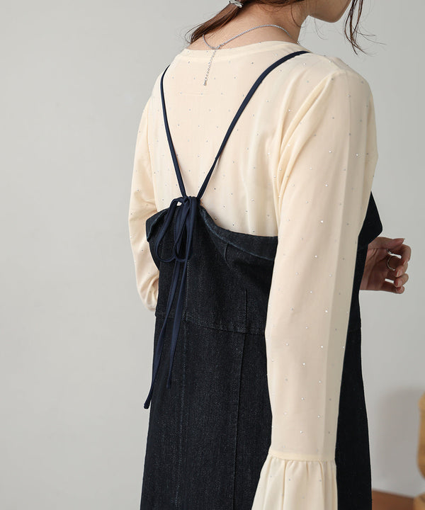 denim cami onepiece