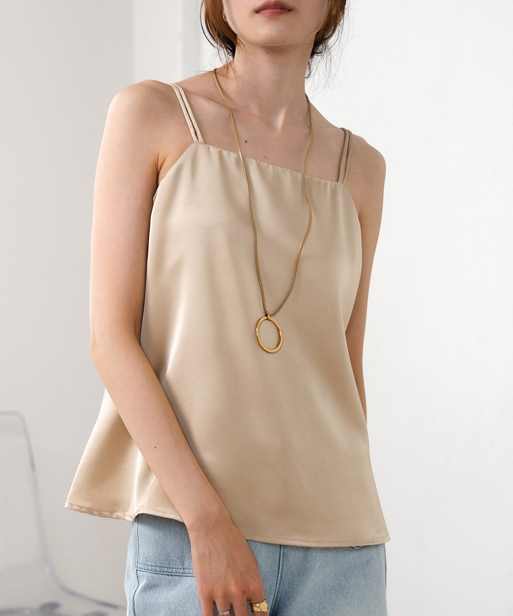SATIN CAMISOLE WITH CUPS